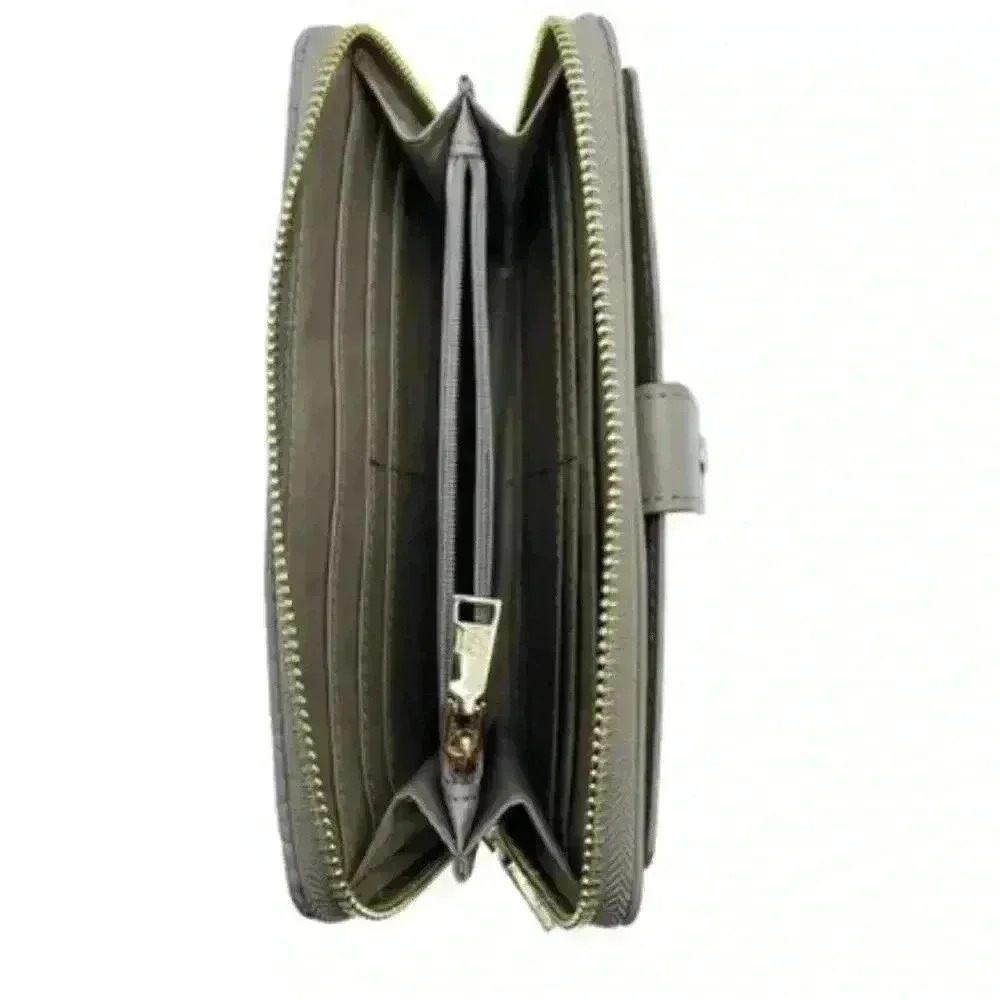 Badgley Mischka Taupe Clutch Wristlet - Picture 6 of 6